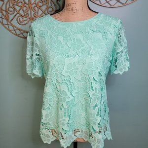 PHILOSOPHY Green Blouse